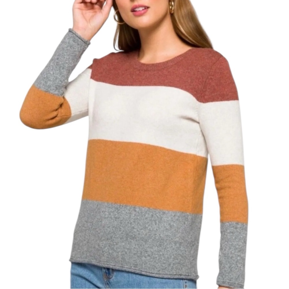 NWOT Pinque x Stitch Fix Women’s Gina Crewneck‎ Sweater Warm Cabincore Cozy Soft